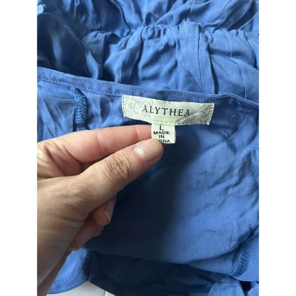 Alythea Women’s Dress Flutter Sleeve Casual size L - Picture 3 of 6